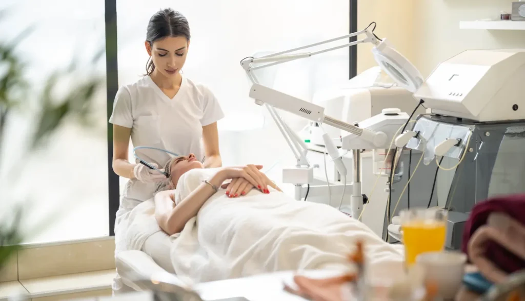Instalaciones modernas y equipos de vanguardia de un centro medico estetico autorizado en la ciudad de Quito.